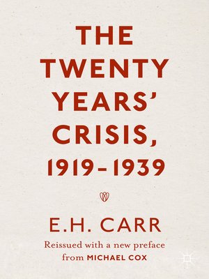 cover image of The Twenty Years' Crisis, 1919-1939